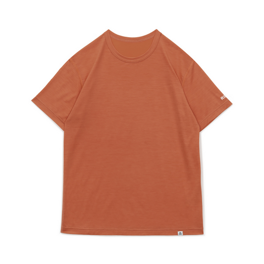 RIDGE / Men Merino Basic Tee Short Sleeve