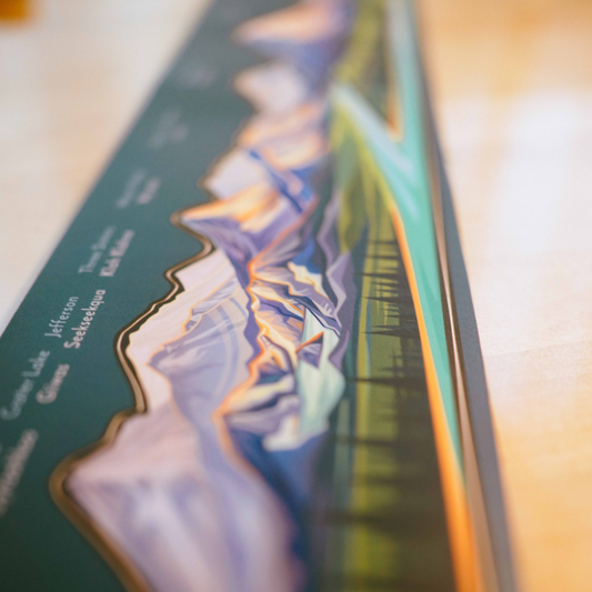 00. Cascade Volcanoes Infinity Sticker  / カスケード火山群 インフィニティステッカー