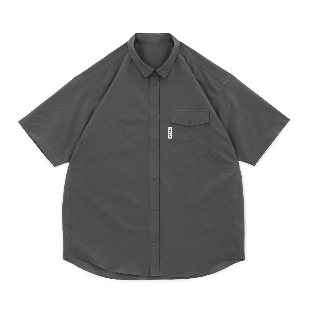 RIDGE / Men Basic Short Sleeve Shirt