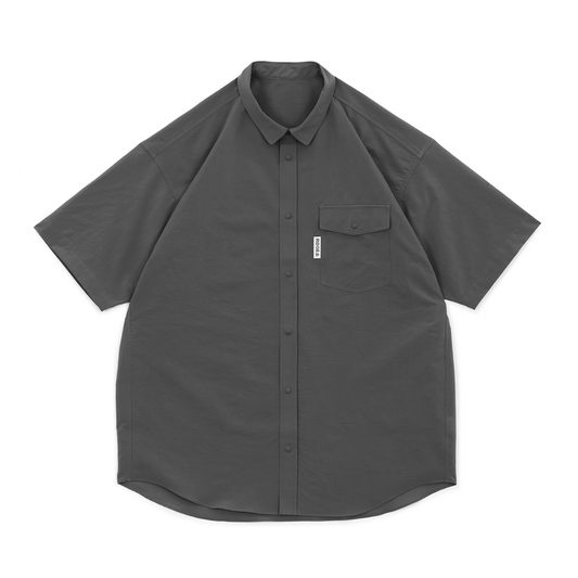 RIDGE / Men Basic Short Sleeve Shirt