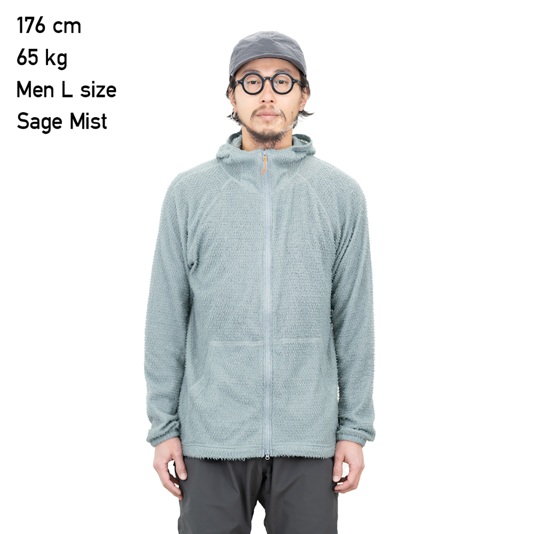 RIDGE Men Alpha Full Zip Hoodie / リッジマウンテンギア メンズ アルファ フルジップフーディー