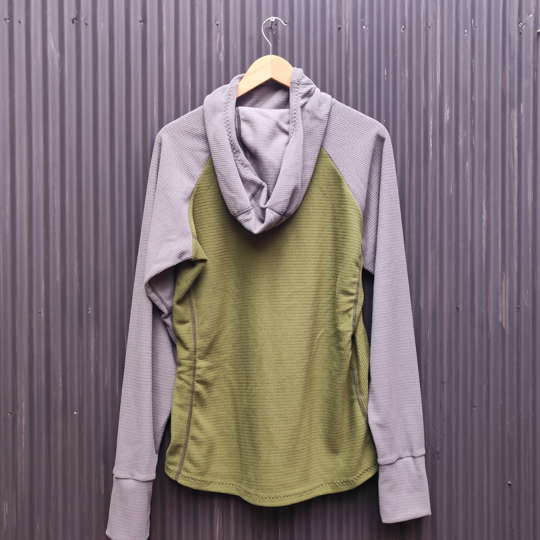 LightHeart Gear Women's Microgrid Fleece Hoody / ライトハートギア ウィメンズ マイクログリッドフリース フーディ