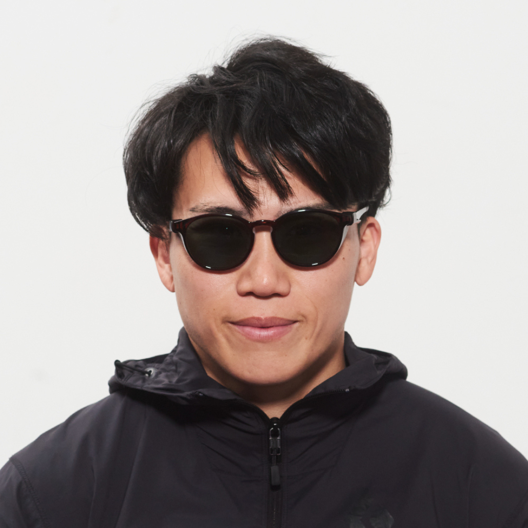 Niho NH-103 COL.4 / ボストン型 偏光サングラス(ブラウンべっ甲xグリーンレンズ)