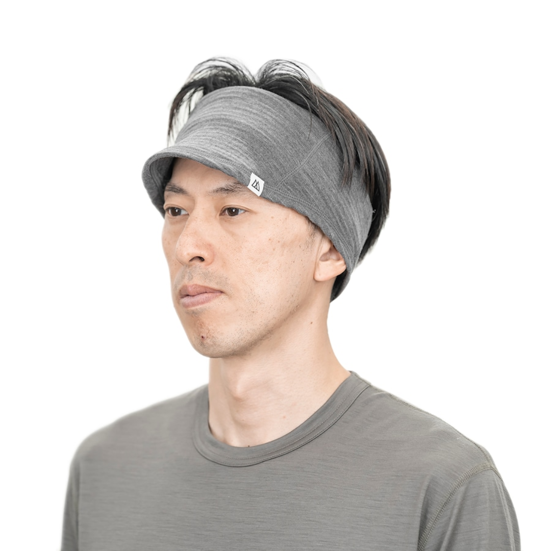 RIDGE / Grid Merino Long Neck Gaiter