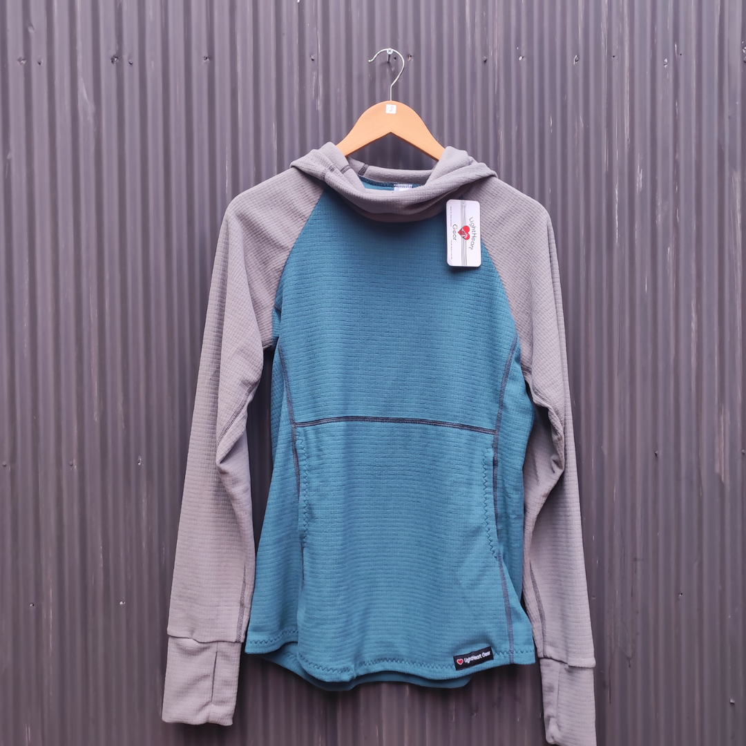 LightHeart Gear Women's Microgrid Fleece Hoody / ライトハートギア ウィメンズ マイクログリッドフリース フーディ