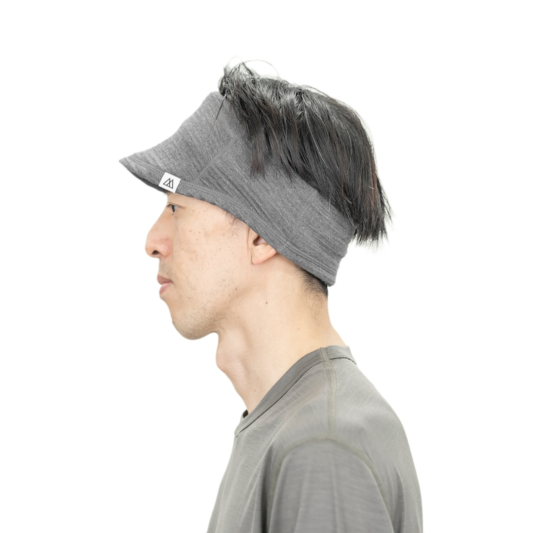 RIDGE / Grid Merino Long Neck Gaiter