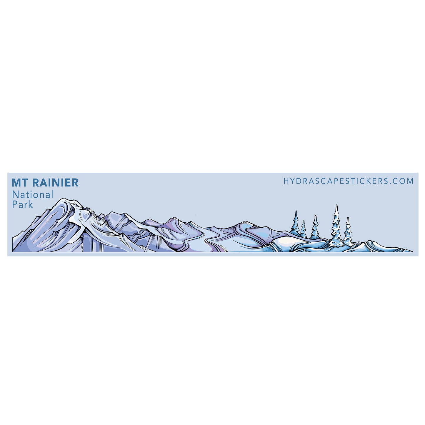 01. Mt. Rainier Miniscape Sticker / マウントレーニア ミニスケープステッカー