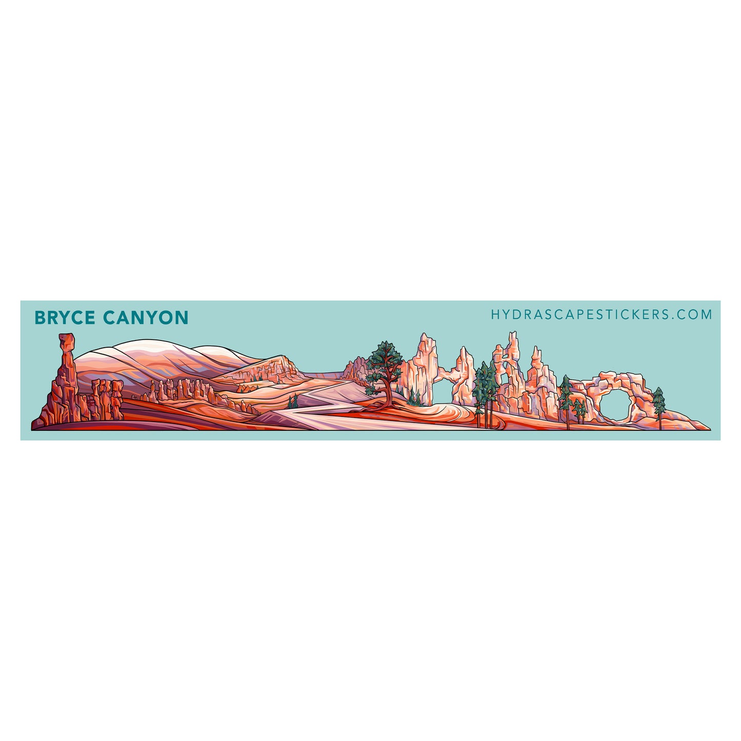 01. Bryce Canyon Miniscape Sticker / ブライスキャニオン国立公園 ミニスケープステッカー