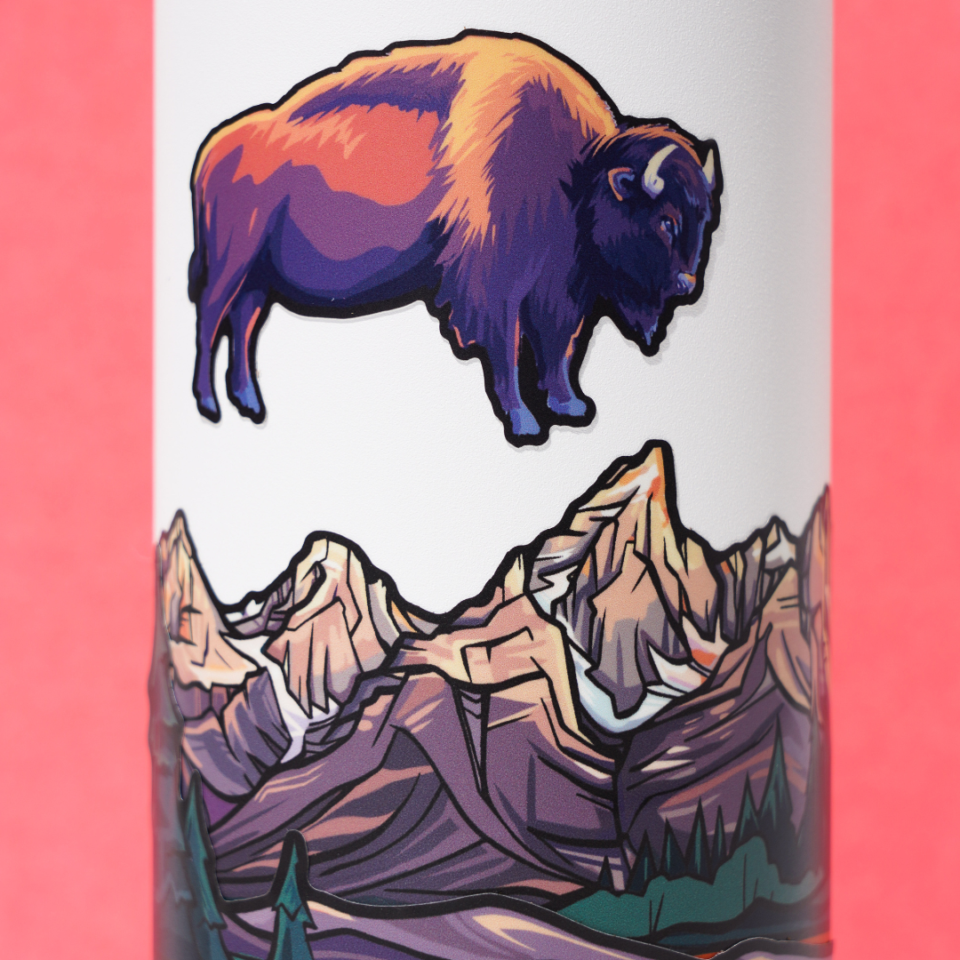 00. Grand Teton National Park Infinity Stickers