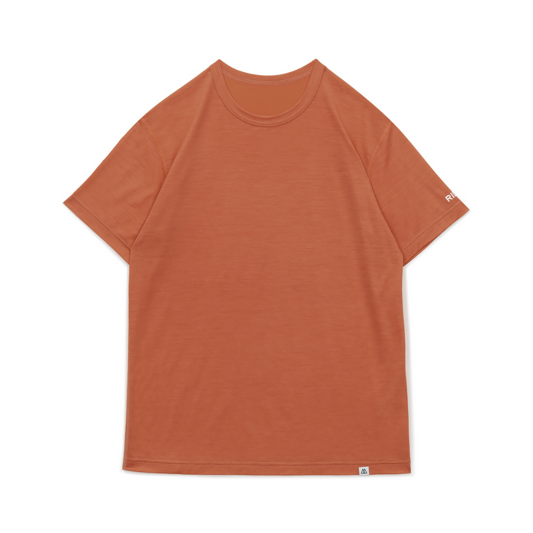 RIDGE / Women Merino Basic Tee Short Sleeve