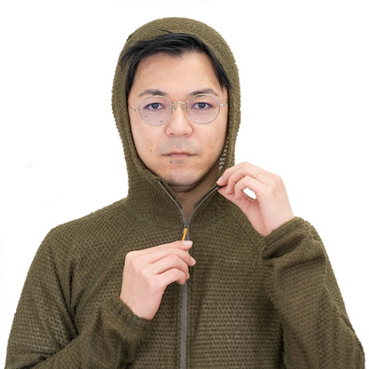 RIDGE Men Alpha Full Zip Hoodie / リッジマウンテンギア メンズ　アルファ　フルジップフーディー