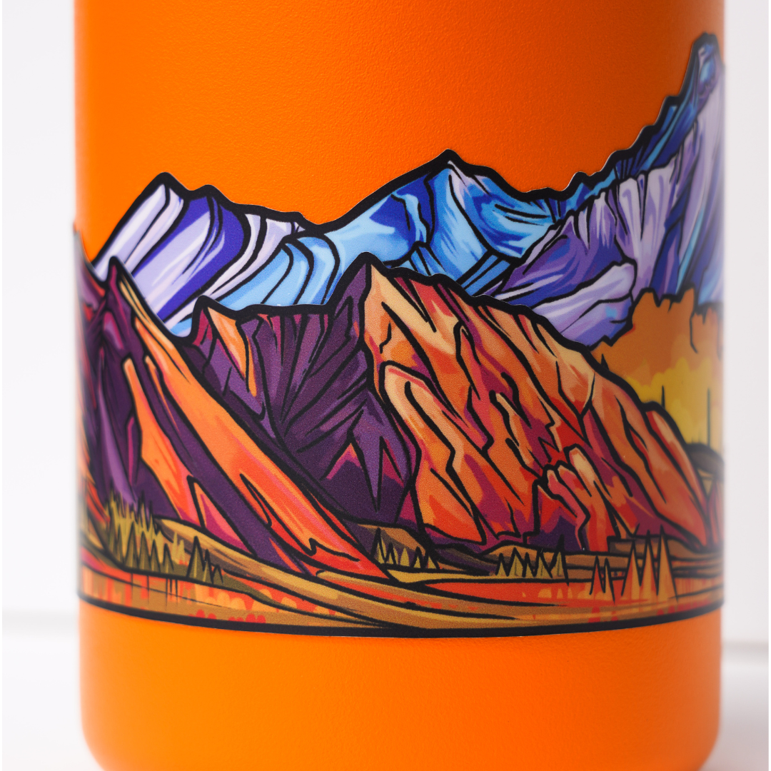 00. Flatirons &amp; Longs Peak National Park Infinity Stickers