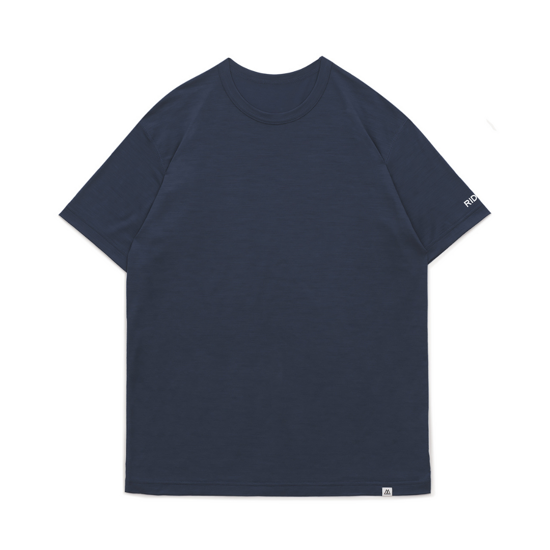 RIDGE / Women Merino Basic Tee Short Sleeve