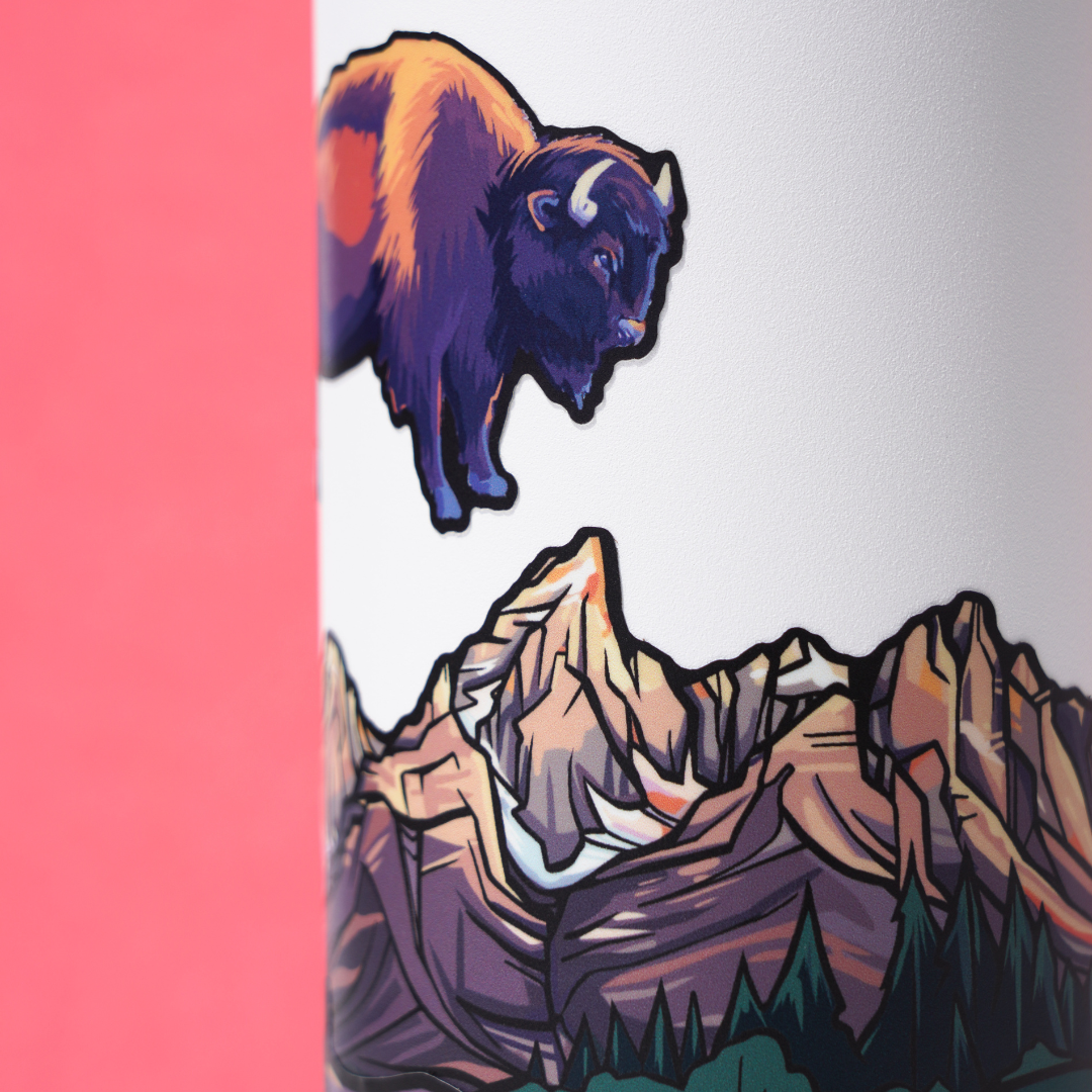 00. Grand Teton National Park Infinity Stickers