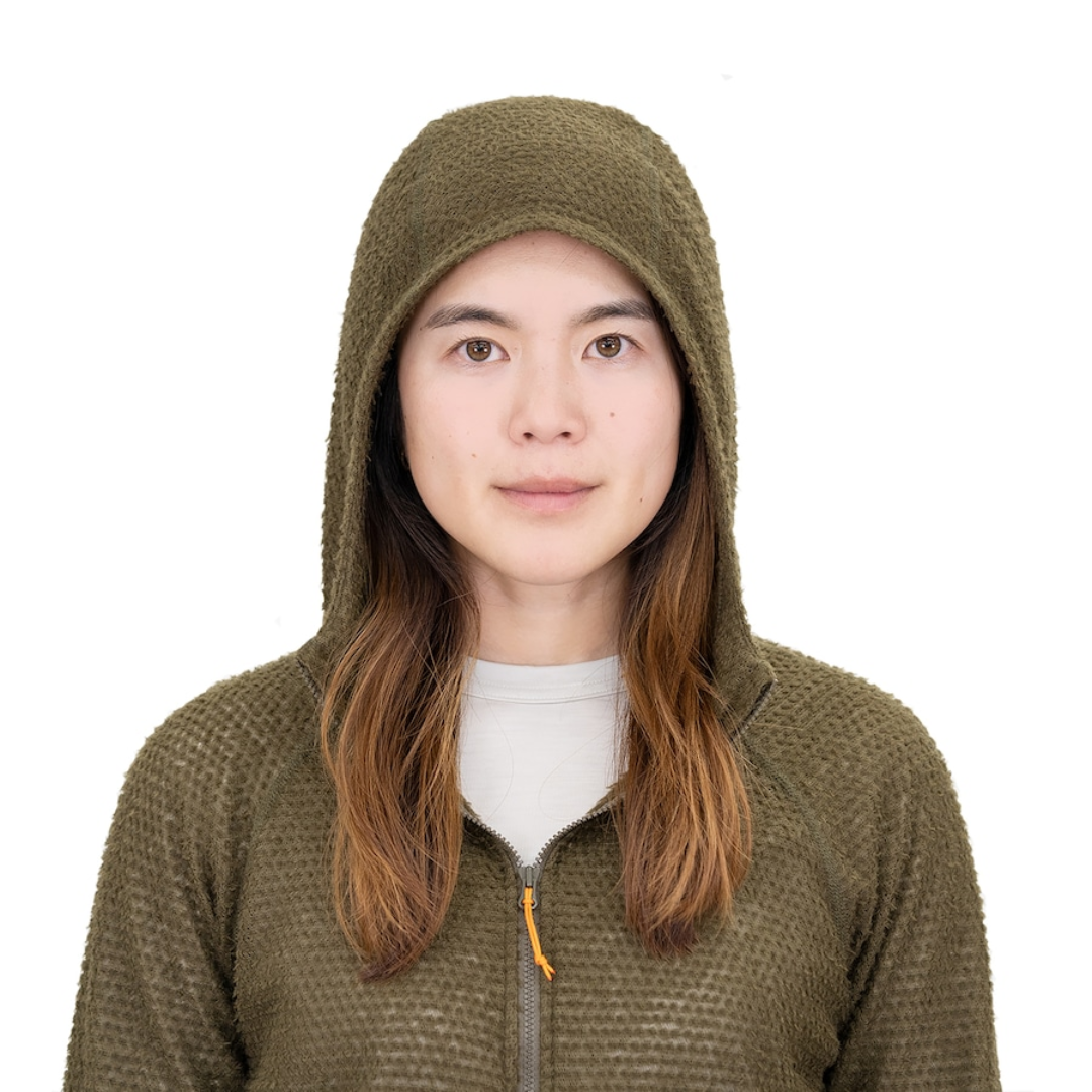 RIDGE Women Alpha Full Zip Hoodie / リッジマウンテンギア　ウィメンズ　アルファ　フルジップフーディー