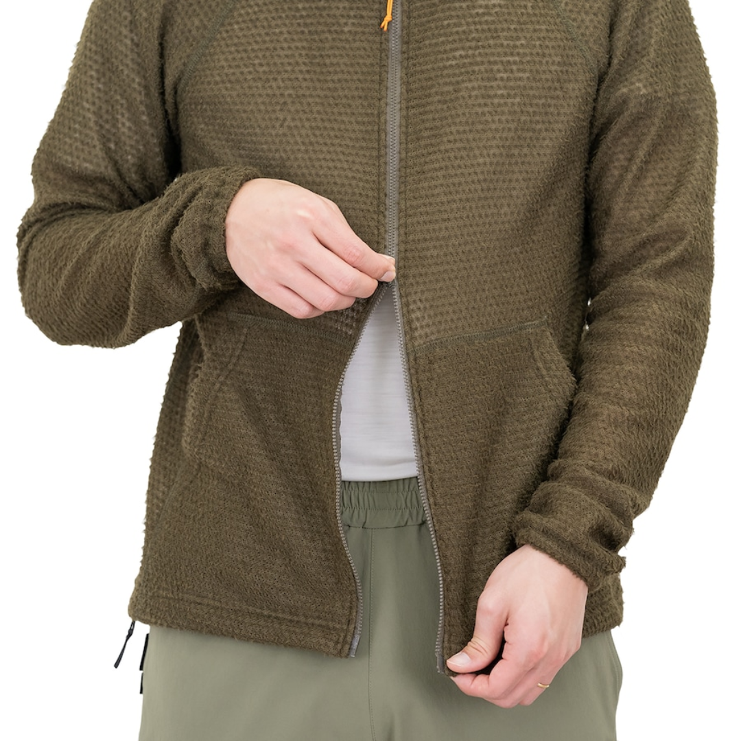 RIDGE Men Alpha Full Zip Hoodie / リッジマウンテンギア メンズ　アルファ　フルジップフーディー
