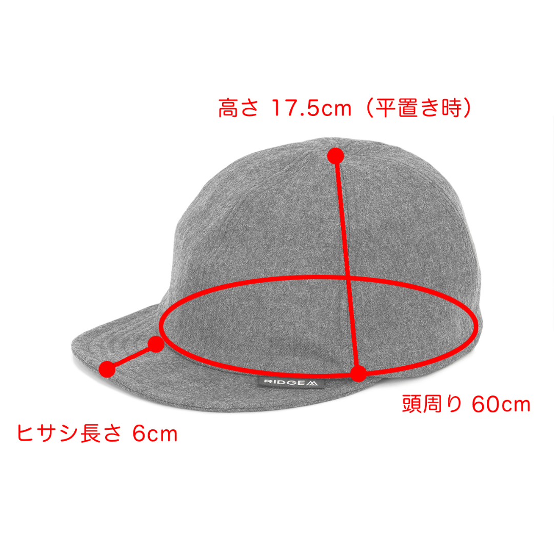 RIDGE / Merino Flannel Basic Cap