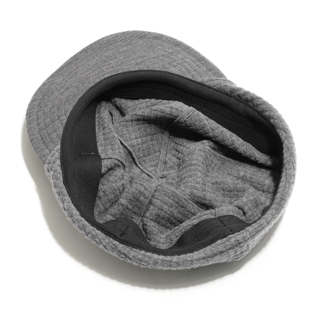 RIDGE / Grid Merino Earmuff Cap