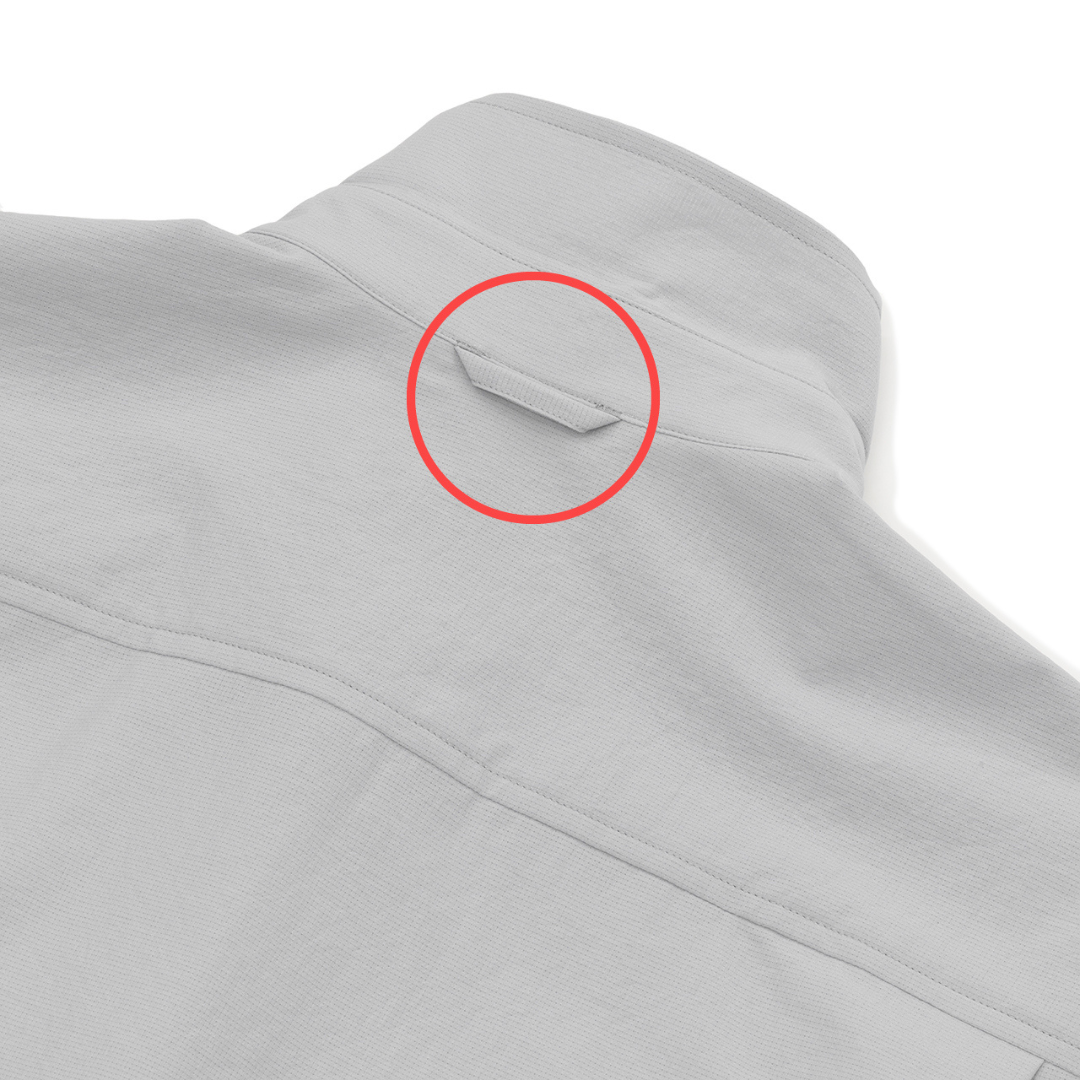 RIDGE / Men Basic Long Sleeve Shirt