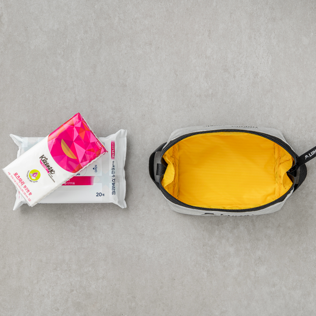 Luna Project Tyvek Zipper Pouch / ルナプロジェクト　タイベック　ジッパー　ポーチ