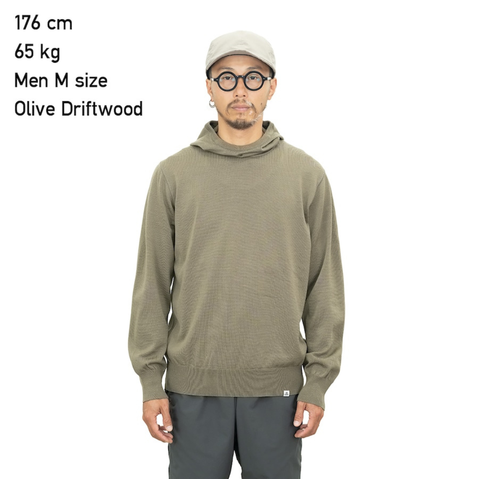 RIDGE / Men Merino PlaX Hooded Sweater – 田中商店