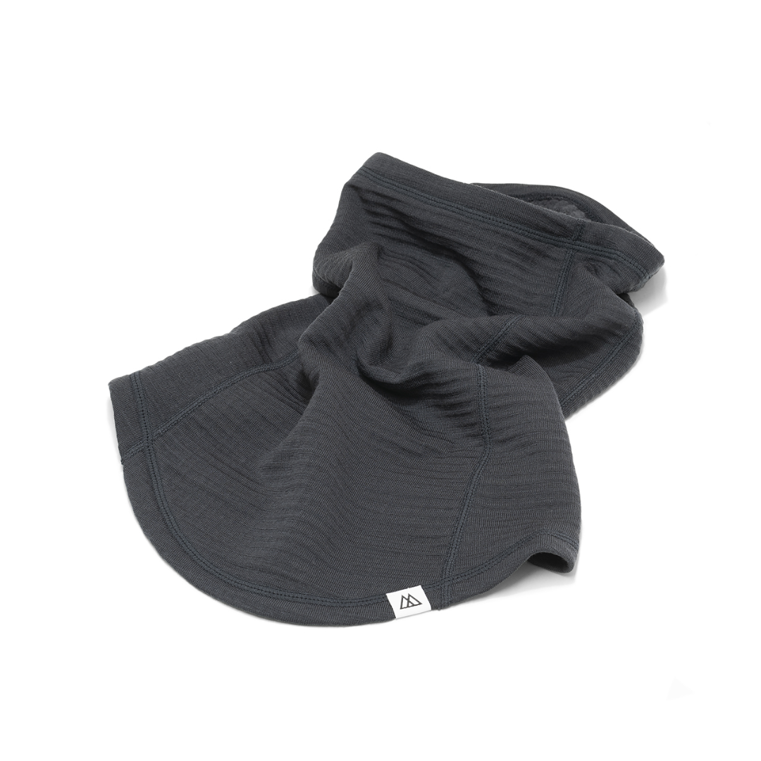 RIDGE Grid Merino Long Neck Gaiter / グリッド メリノ ロング ネックゲイター
