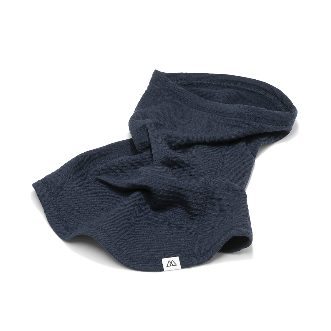 RIDGE Grid Merino Long Neck Gaiter / グリッド メリノ ロング ネックゲイター