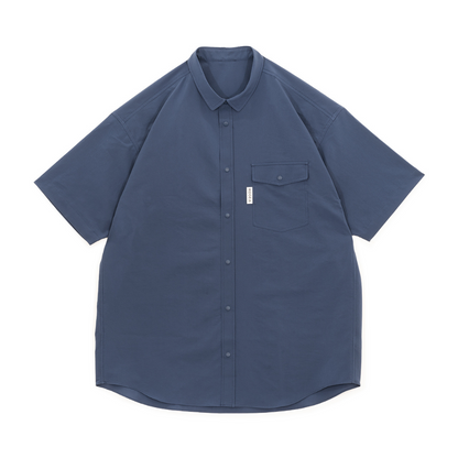 RIDGE / Men Basic Short Sleeve Shirt