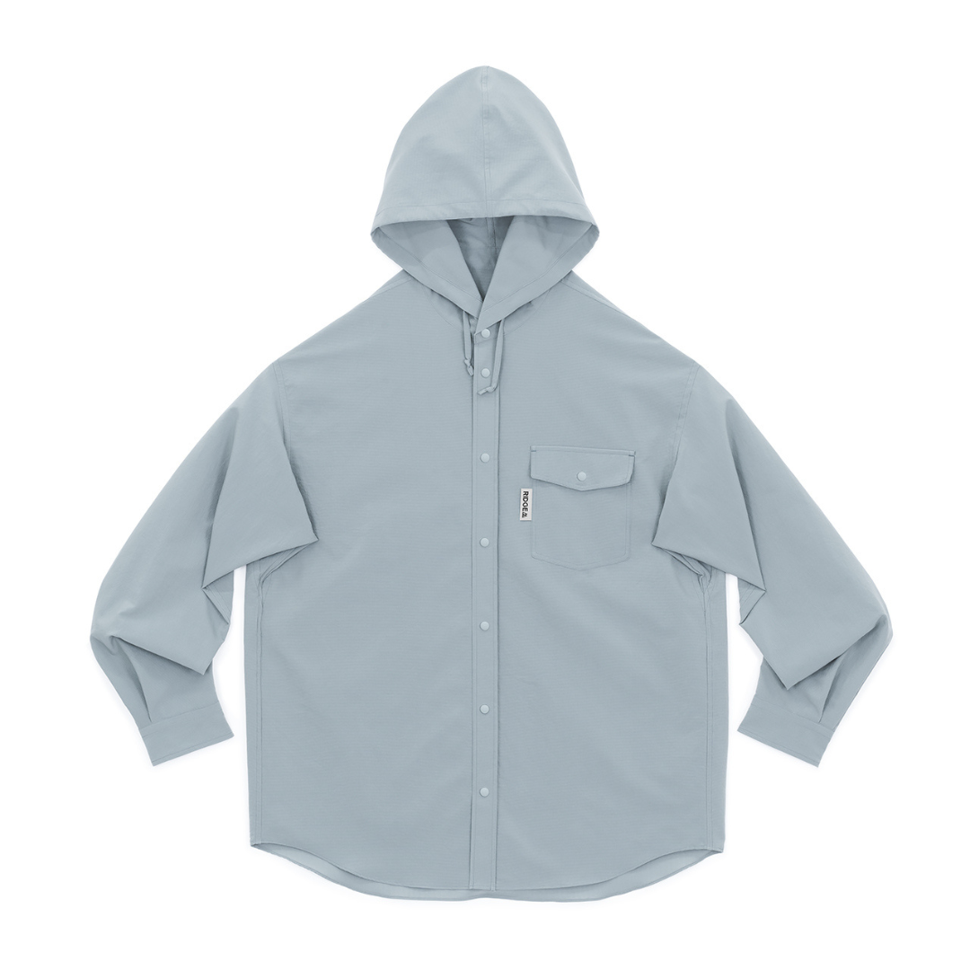 RIDGE / Women Hooded Long Sleeve Shirt