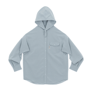 RIDGE / Men Hooded Long Sleeve Shirt