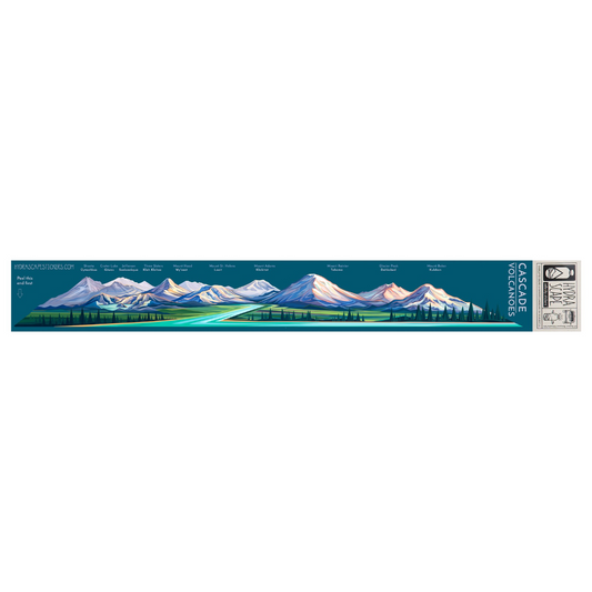 00. Cascade Volcanoes Infinity Sticker  / カスケード火山群　インフィニティステッカー