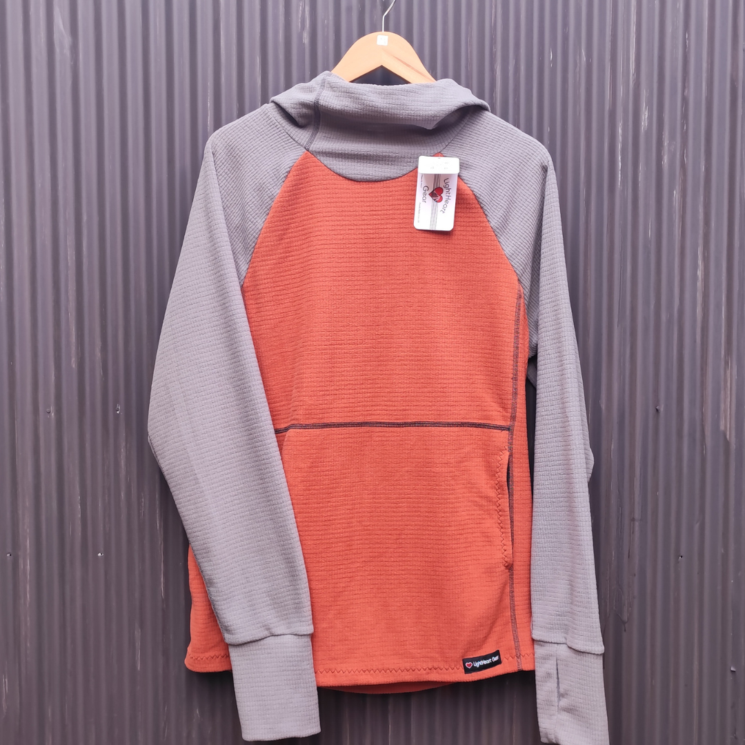 LightHeart Gear Men's Microgrid Fleece Hoody / ライトハートギア　メンズ　マイクログリッドフリース　フーディ