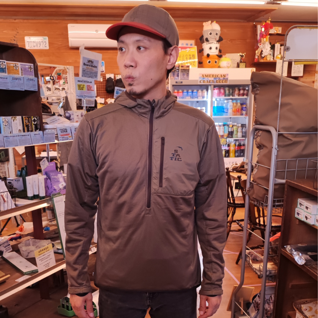 STATIC Adrift Half Zip Hoody / アドリフト ハーフジップ フーディ (2025秋冬)