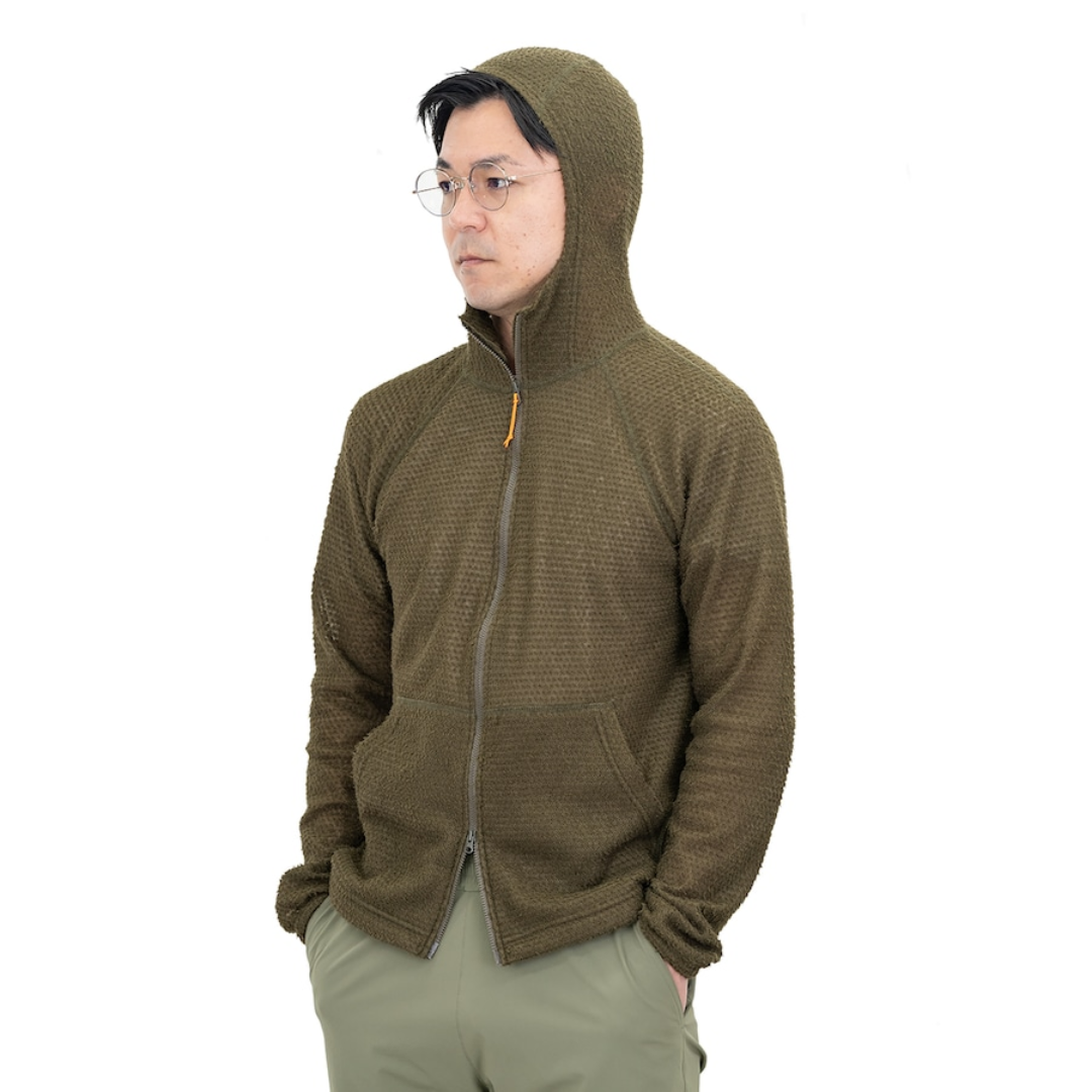 RIDGE Men Alpha Full Zip Hoodie / リッジマウンテンギア メンズ　アルファ　フルジップフーディー