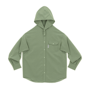 RIDGE / Women Hooded Long Sleeve Shirt