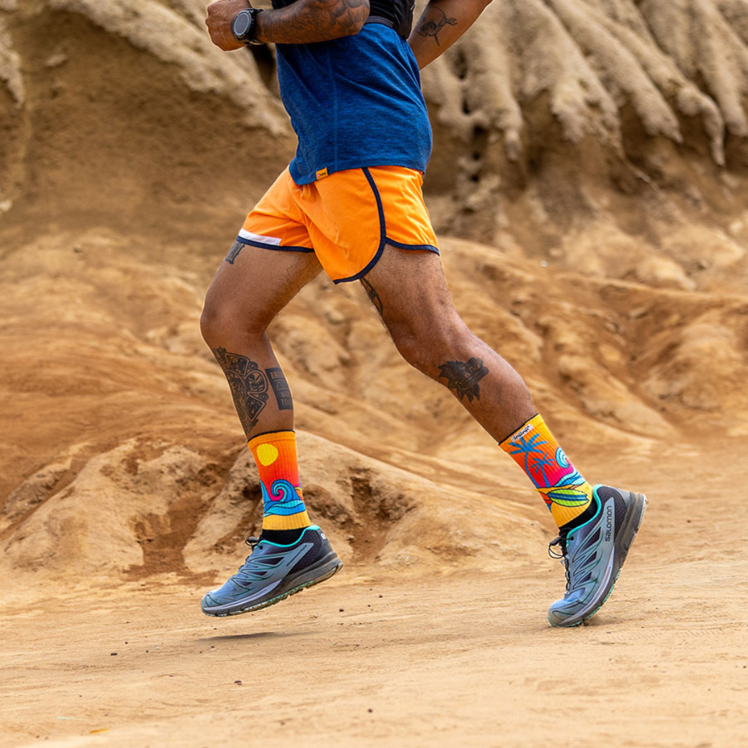 injinji / インジンジ アーティストデザイン トレイルミッドウエイトクルー