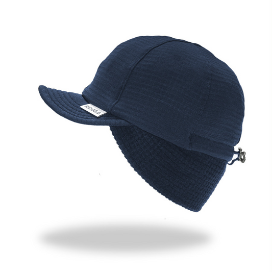RIDGE / Grid Merino Earmuff Cap