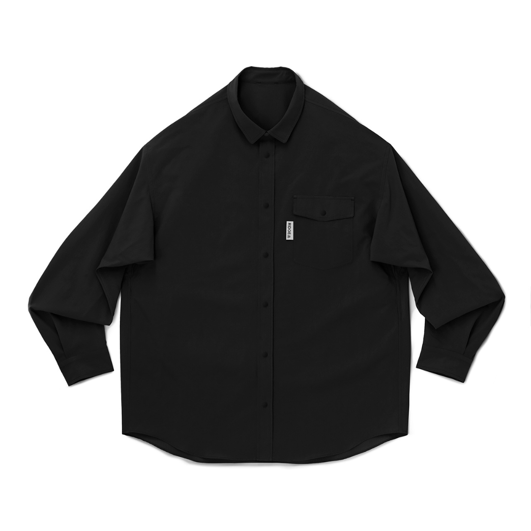 RIDGE / Men Basic Long Sleeve Shirt