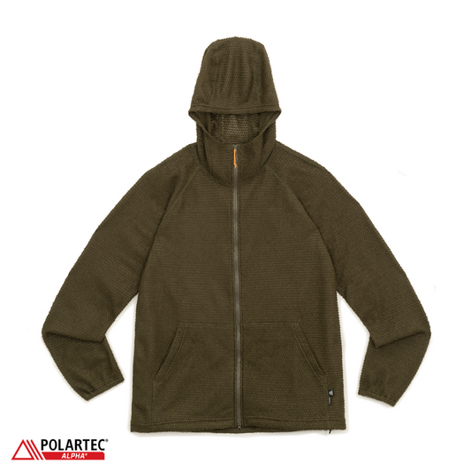 RIDGE Women Alpha Full Zip Hoodie / リッジマウンテンギア　ウィメンズ　アルファ　フルジップフーディー