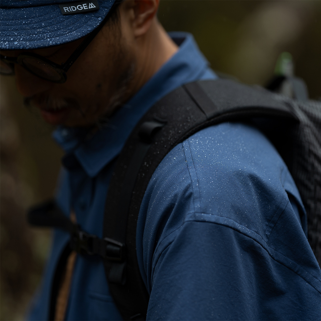 RIDGE / Men Basic Long Sleeve Shirt