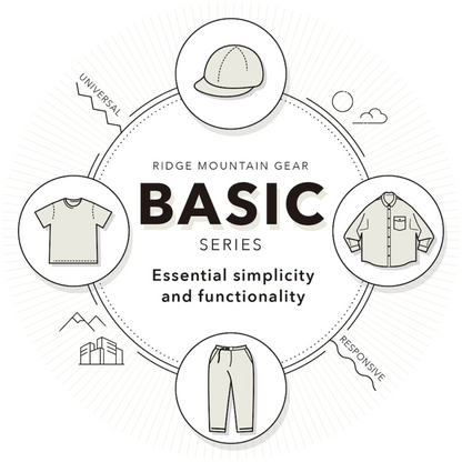 RIDGE / Women Basic Short Sleeve Shirt