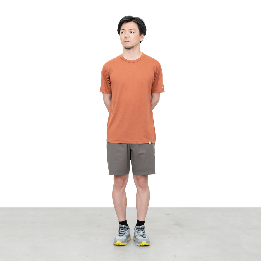 RIDGE / Men Merino Basic Tee Short Sleeve