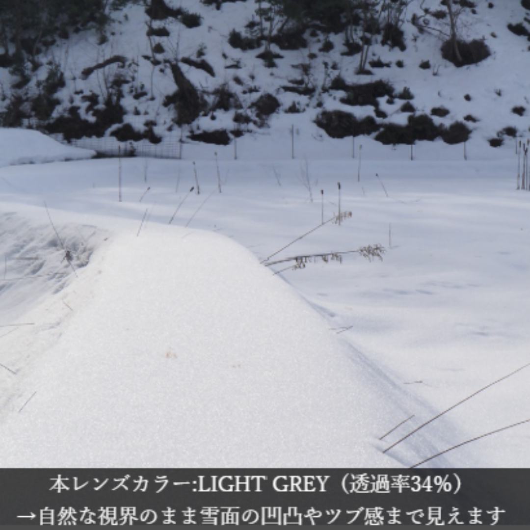 Niho NH-103 COL.3 / ボストン型 偏光サングラス（ライトグレーxライトグレーレンズ）