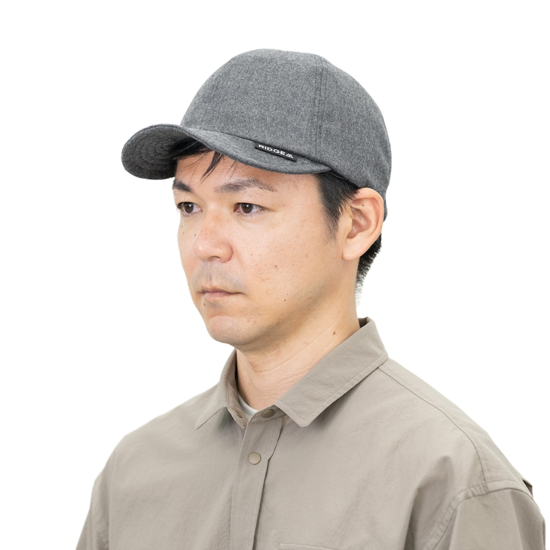 RIDGE / Merino Flannel Basic Cap