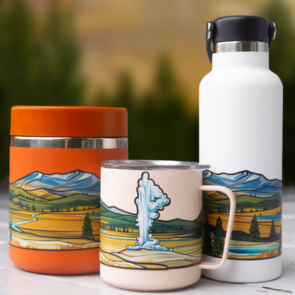 00. Yellowstone National Park Infinity Sticker / イエローストーン国立公園　インフィニティステッカー