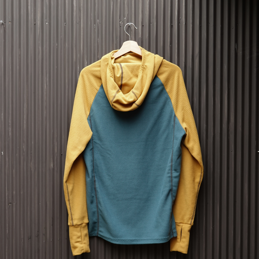 LightHeart Gear Men's Microgrid Fleece Hoody / ライトハートギア　メンズ　マイクログリッドフリース　フーディ