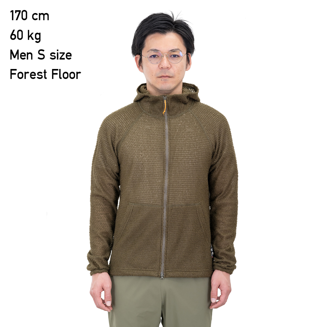 RIDGE Men Alpha Full Zip Hoodie / リッジマウンテンギア メンズ　アルファ　フルジップフーディー