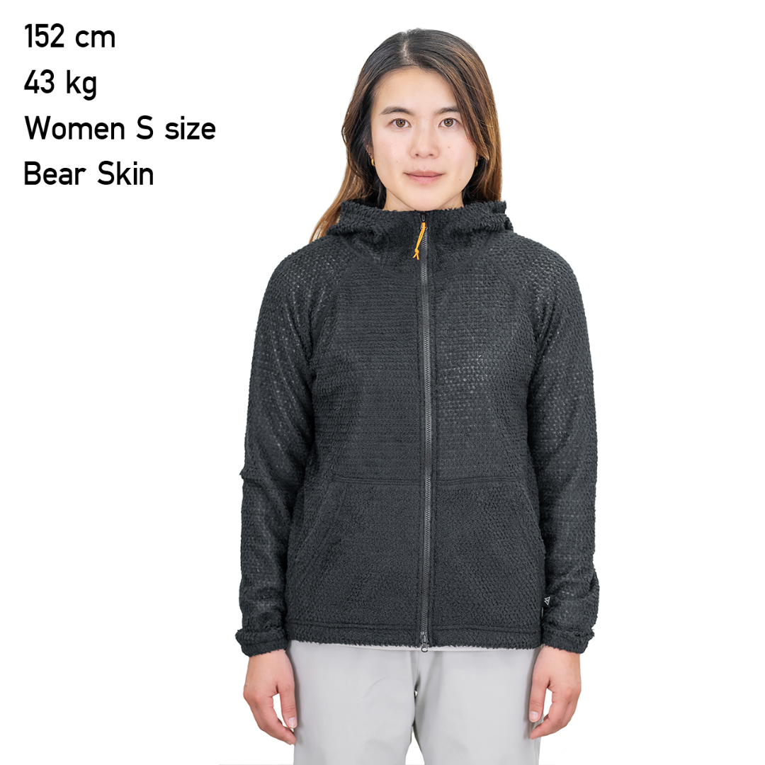 RIDGE Women Alpha Full Zip Hoodie / リッジマウンテンギア　ウィメンズ　アルファ　フルジップフーディー