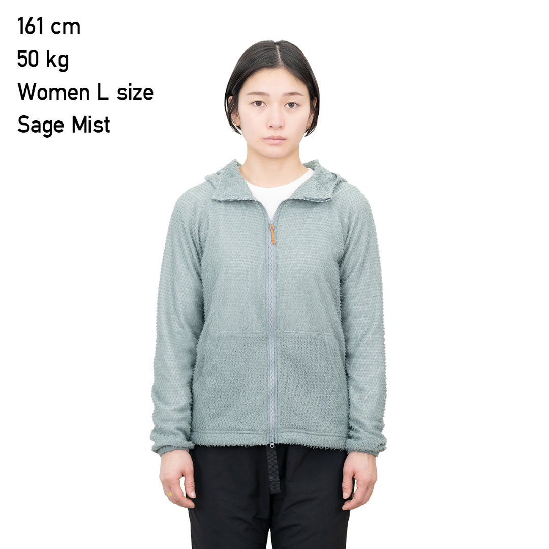 RIDGE Women Alpha Full Zip Hoodie / リッジマウンテンギア　ウィメンズ　アルファ　フルジップフーディー