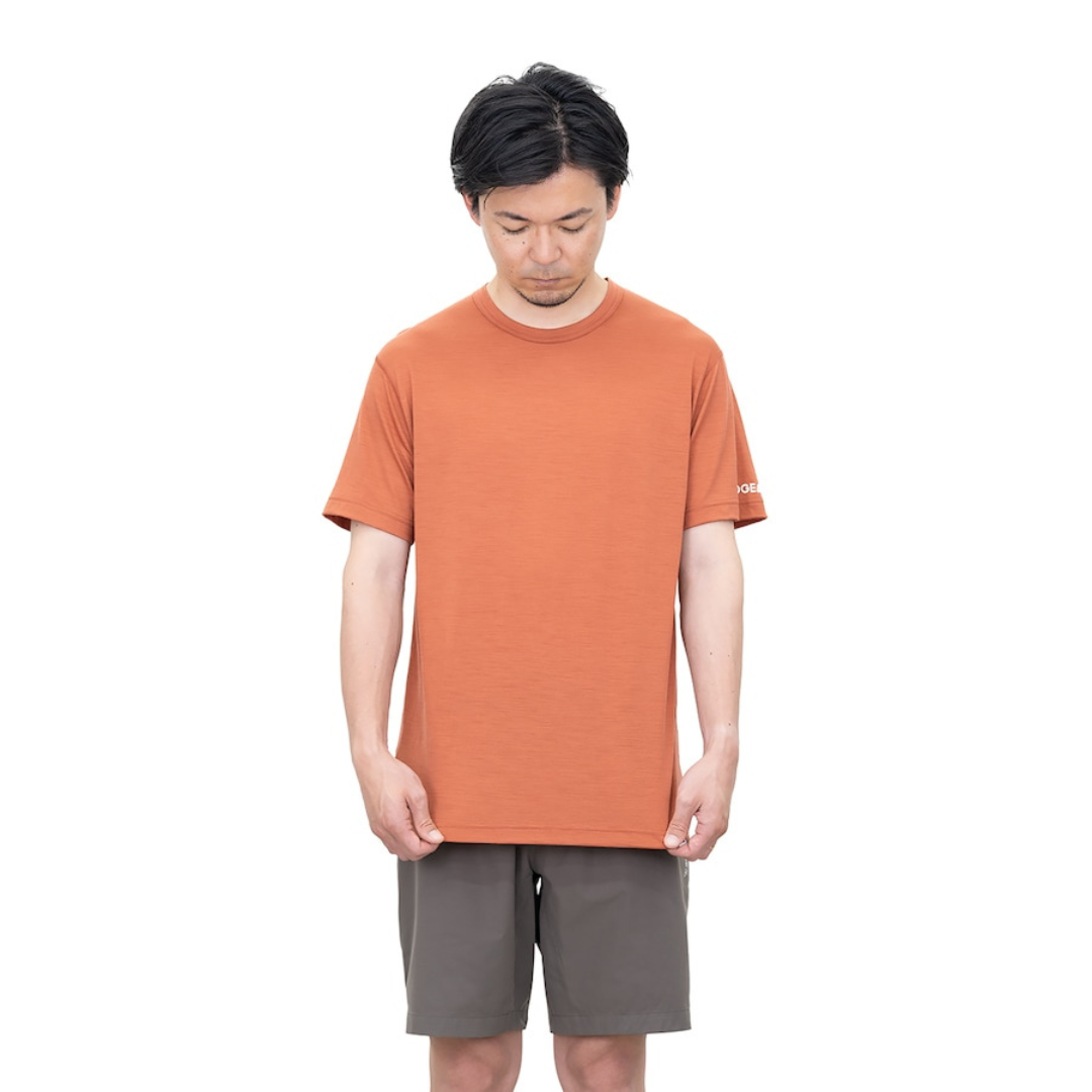 RIDGE / Men Merino Basic Tee Short Sleeve